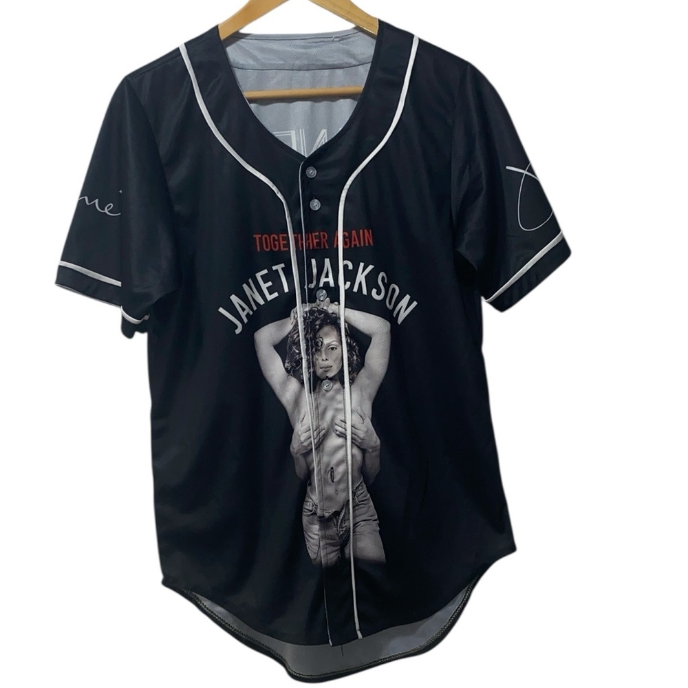 Janet Jackson Together Again Special Guest Ludacris Baseball Shirt Size Small